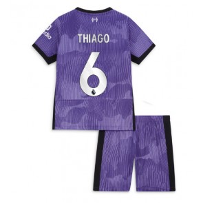 Liverpool Thiago Alcantara #6 Tredje trøje Børn 2023-24 Kort ærmer (+ korte bukser)
